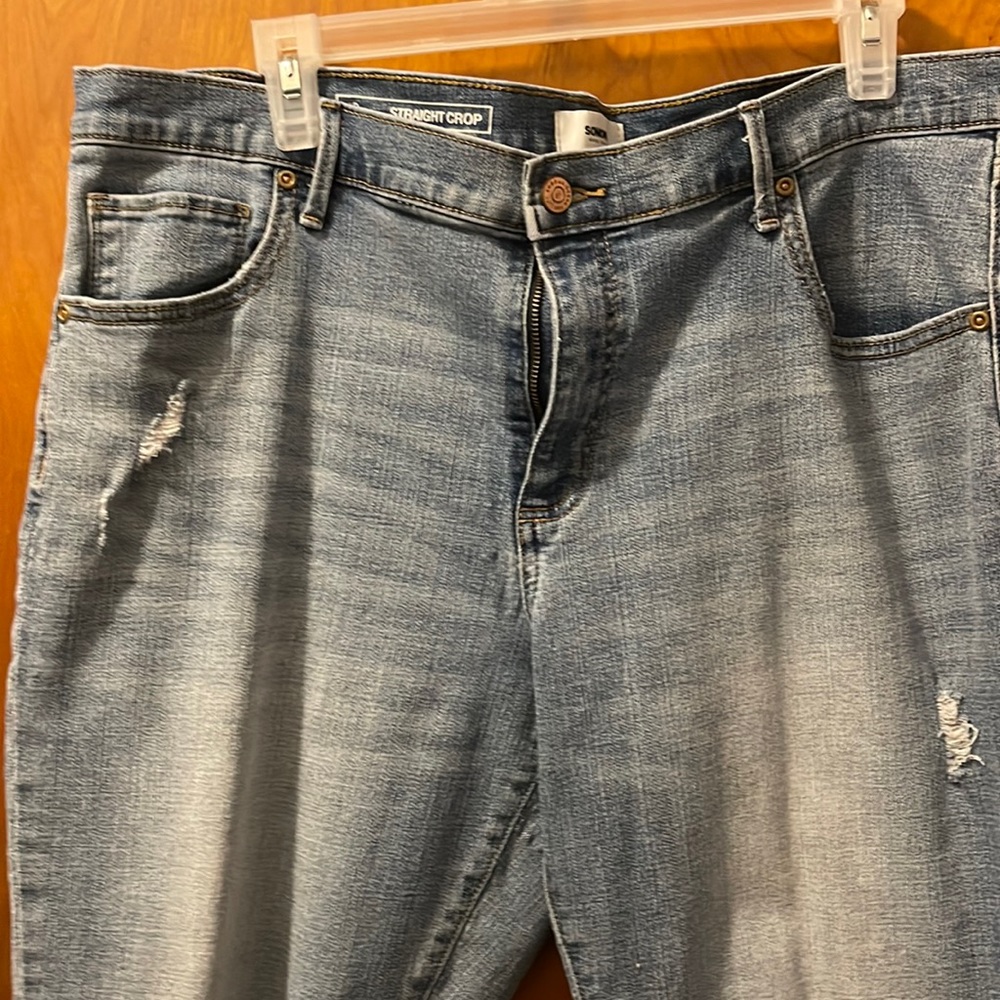 Women's Sonoma Goods For Life® High-Waisted Straight-Leg Crop Jeans